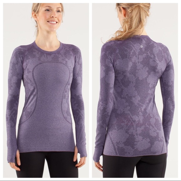 lululemon athletica Tops - Lululemon Swiftly Tech Long Sleeve Concord Grape